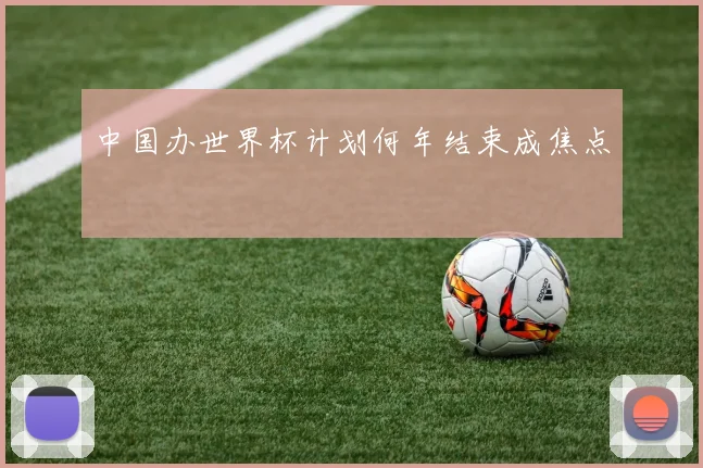 中国办世界杯计划何年结束成焦点